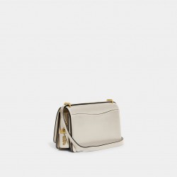 Coach Women Bandit Shoulder Bag Brass Ivory